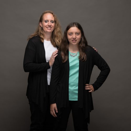 Portrait of mother and daughter for Forever Lancaster