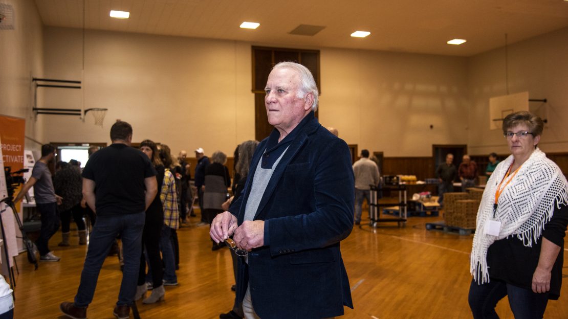 Close up of man at project activate event