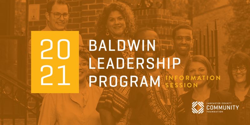 2021 Baldwin Leadership Program info session graphic