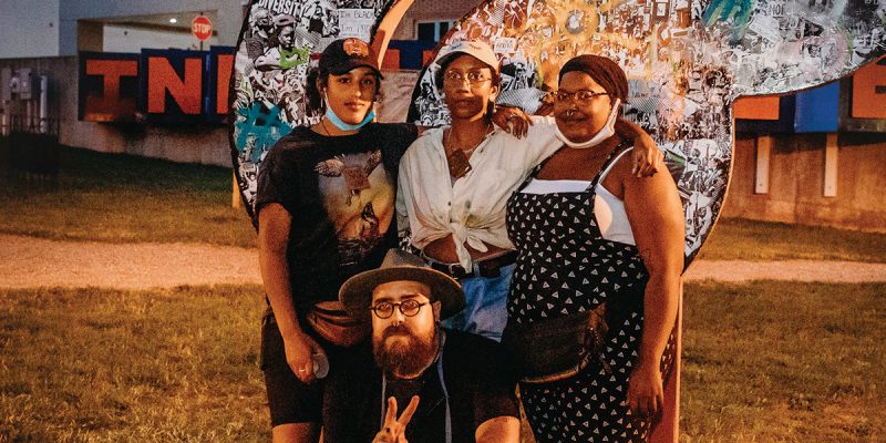Group of artists